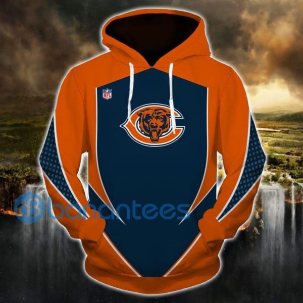 New Design NFL Football Chicago Bears All Over Printed 3D Hoodie Zip Hoodie Product Photo