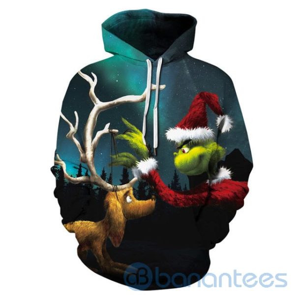 New Grinch Christmas All Over Printed 3D Hoodies Product Photo