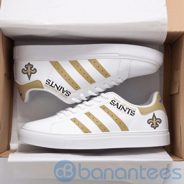 New Orleans Saints Low Top Skate Shoes Product Photo
