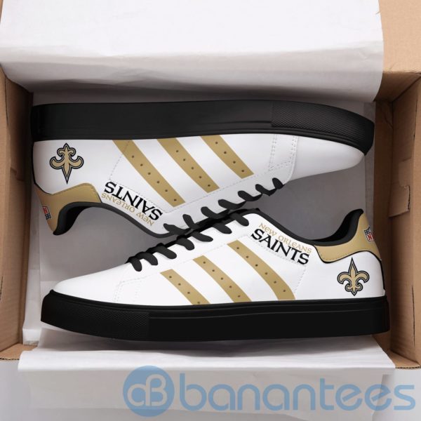 New Orleans Saints Low Top Skate Shoes Product Photo
