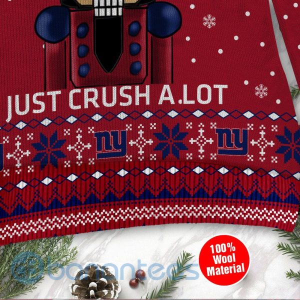 New York Giants I Am Not A Player I Just Crush Alot Ugly Christmas 3D Sweater Product Photo