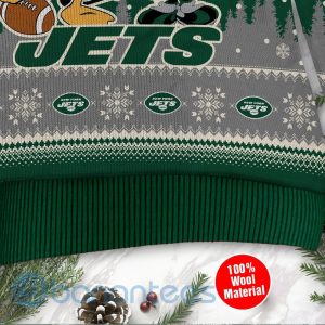 New York Jets Disney Donald Duck Mickey Mouse Goofy Custom Name Christmas 3D Sweater Product Photo
