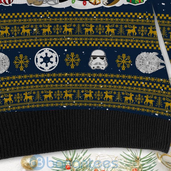Notre Dame Fighting Irish Star Wars Ugly Christmas 3D Sweater Product Photo