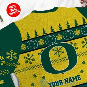 Oregon Ducks Custom Name Personalized Ugly Christmas 3D Sweater Product Photo