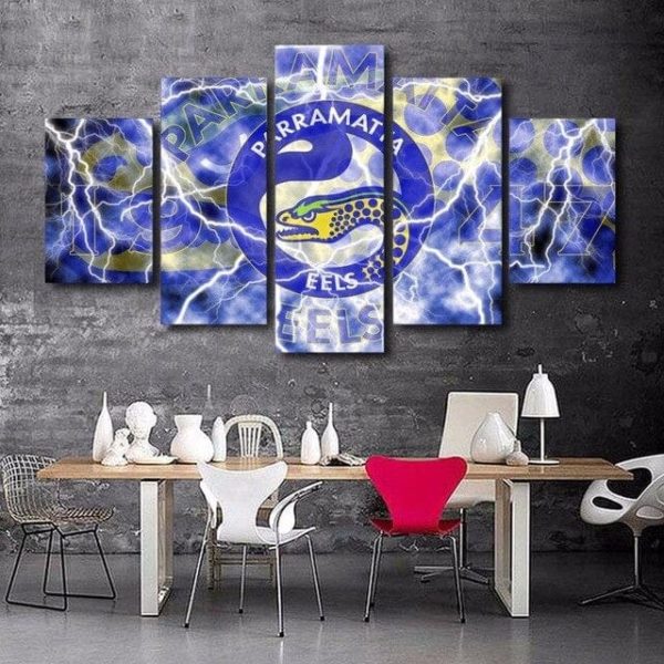 Parramatta Eels Wall Art Thunder For Living Room Product Photo