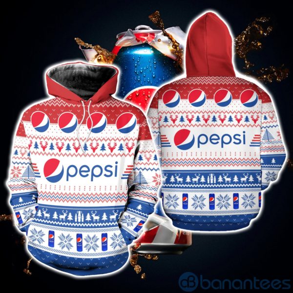 Pepsi Ugly Christmas All Over Printed 3D Shirt Product Photo
