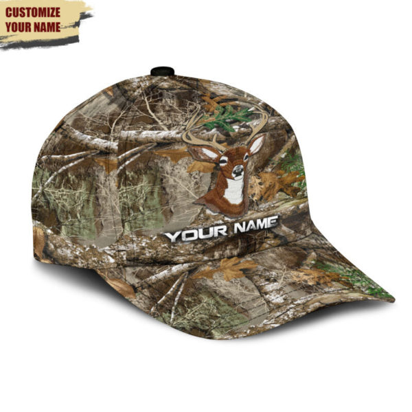 Personalized Deer Hunting Camo All Over Printed 3D Cap Product Photo