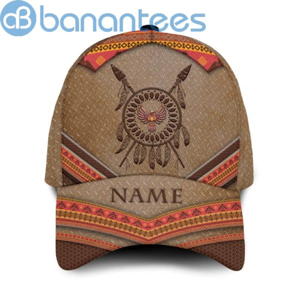 Personalized Eagle Native American Pattern Full Printed 3D Cap Product Photo