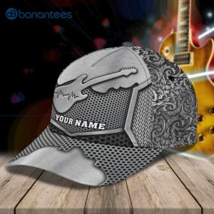 Personalized Guitar All Over Printed 3D Cap Product Photo