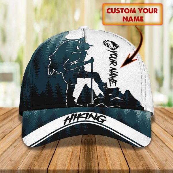 Personalized Hiking White All Over Print Cap Product Photo
