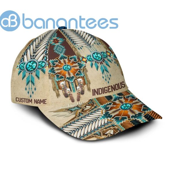 Personalized Indigenous Native American Pattern Fabric Printed Cap Product Photo