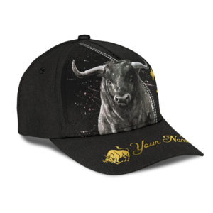 Personalized Name Bull Riding All Over Printed 3D Cap Product Photo