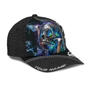 Personalized Name Carpenter All Over Printed 3D Cap Skull Product Photo