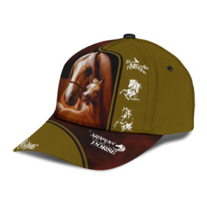 Personalized Name Horse All Over Printed 3D Cap Product Photo