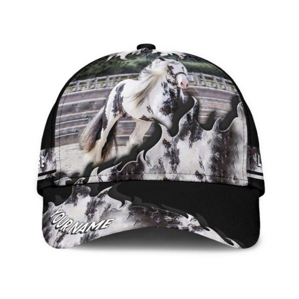 Personalized Name Horse Special Design All Over Printed 3D Cap Product Photo