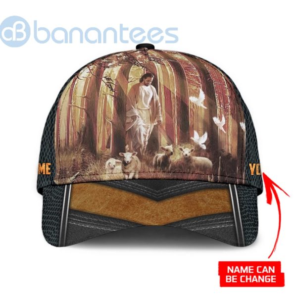 Personalized Name Jesus Is My King Faith All Over Printed 3D Cap Product Photo