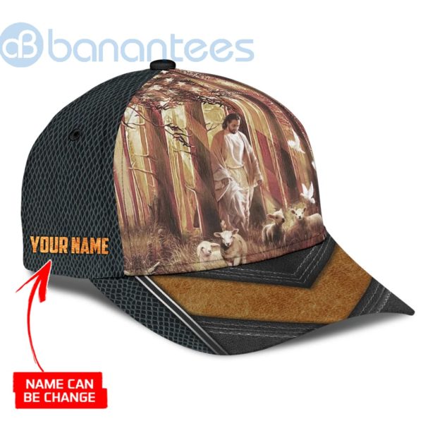 Personalized Name Jesus Is My King Faith All Over Printed 3D Cap Product Photo
