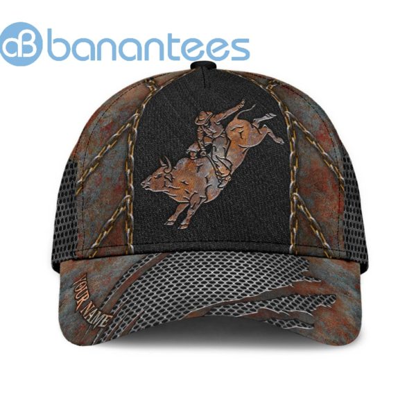 Personalized Name Rodeo All Over Printed 3D Cap Vintage Barrel Racing Product Photo