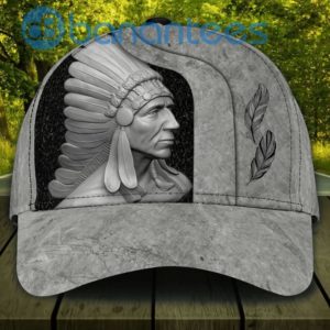Personalized Native American Chief Printed 3D Cap Product Photo