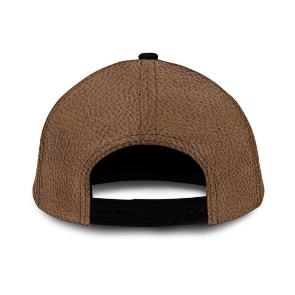 Personalized Native Pride Old Leather Zipper Printed Cap Product Photo