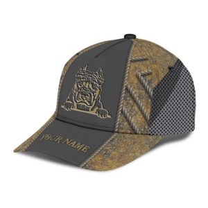 Personalized Pitbull Printed 3D Cap Product Photo
