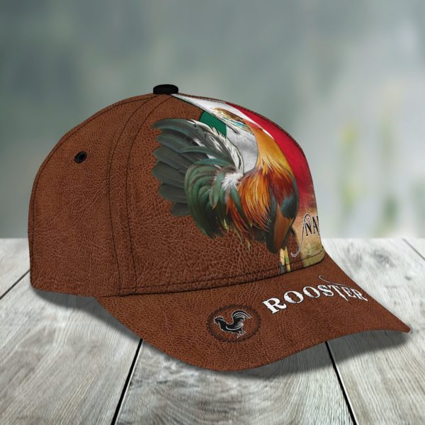 Personalized Rooster Printed 3D Cap Product Photo
