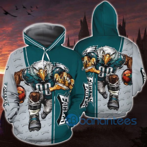 Philadelphia Eagles All Over Printed Hoodie 3D Gift For Fans Product Photo