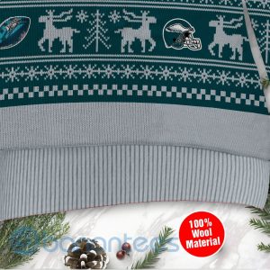 Philadelphia Eagles Grateful Dead SKull And Bears Custom Name Ugly Christmas 3D Sweater Product Photo