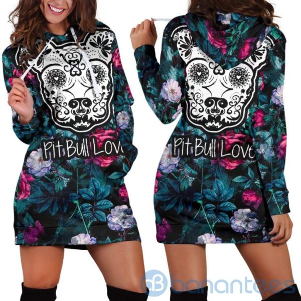 Pitbulls Love Hoodie Dress For Women Product Photo