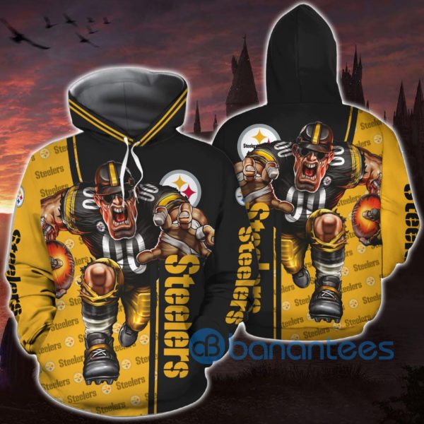 Pittsburgh Steelers All Over Printed Hoodie 3D Gift For Fans Product Photo