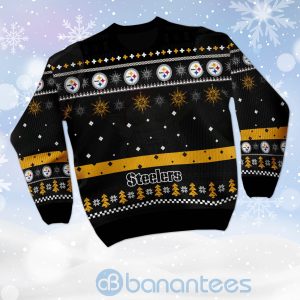 Pittsburgh Steelers Mickey Mouse Funny Ugly Christmas 3D Sweater Product Photo