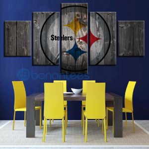 Pittsburgh Steelers Wall Art Background Wood For Living Room Product Photo