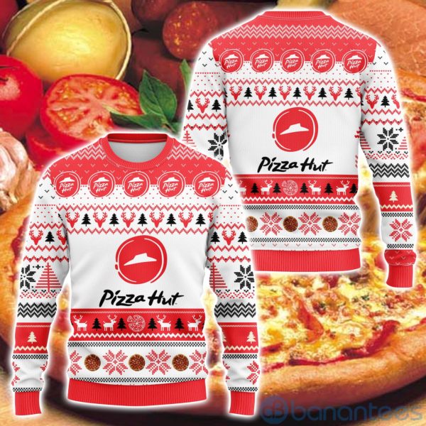 Pizza Hut Ugly Christmas All Over Printed 3D Shirt Product Photo