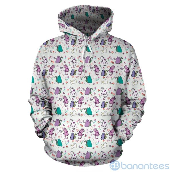Playful Cat All Over Printed 3D Hoodie Product Photo