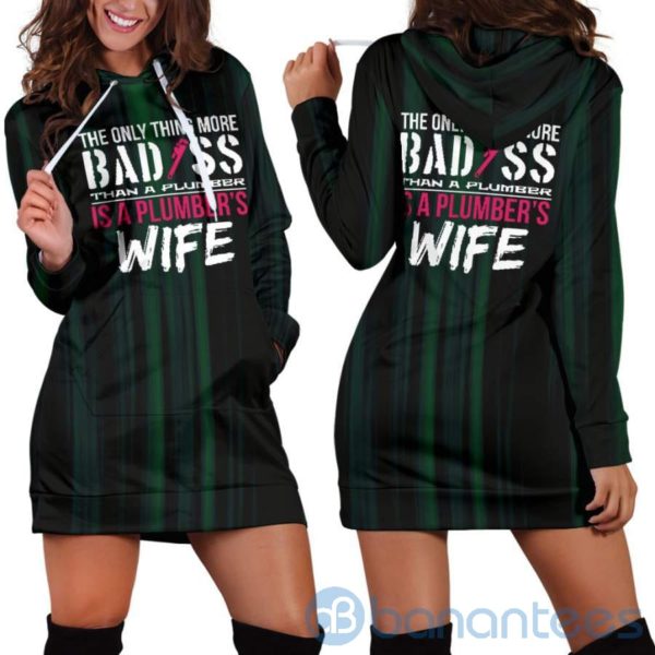 Plumber's Wife Hoodie Dress For Women Product Photo