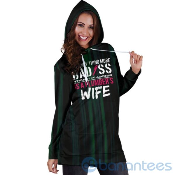 Plumber's Wife Hoodie Dress For Women Product Photo