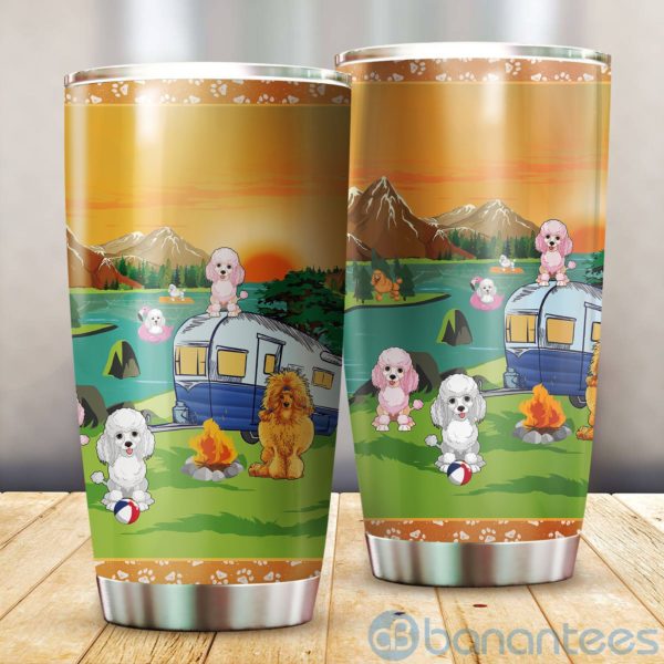 Poodle Dog Lover Camping Tumbler Product Photo