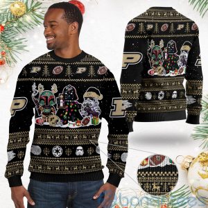 Purdue Boilermakers Star Wars Ugly Christmas 3D Sweater Product Photo