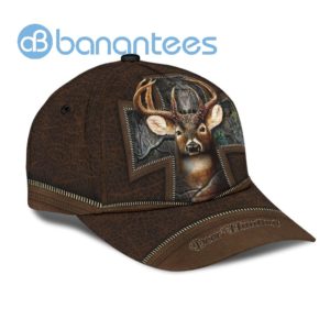 Raised On Hunting And Jesus All Over Printed 3D Cap Product Photo