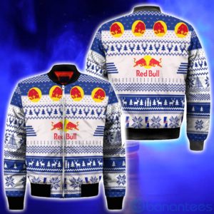 Red Bull Energy Drink Ugly Christmas All Over Printed 3D Shirt Product Photo