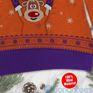 Reindeer Clemson Tigers Funny Ugly Christmas 3D Sweater Product Photo
