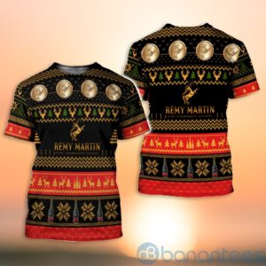 Remy Martin Ugly Christmas All Over Printed 3D Shirt Product Photo