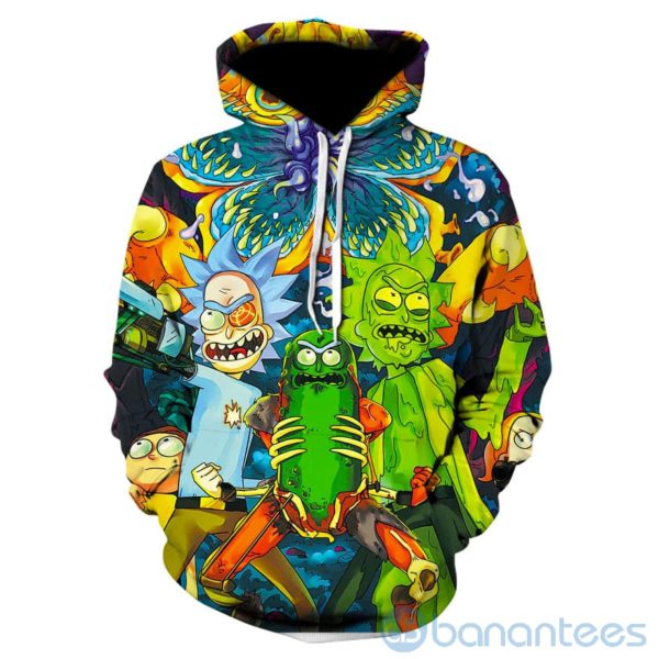 Rick And Morty Funny Hoodie All Over Printed 3D Hoodie Product Photo