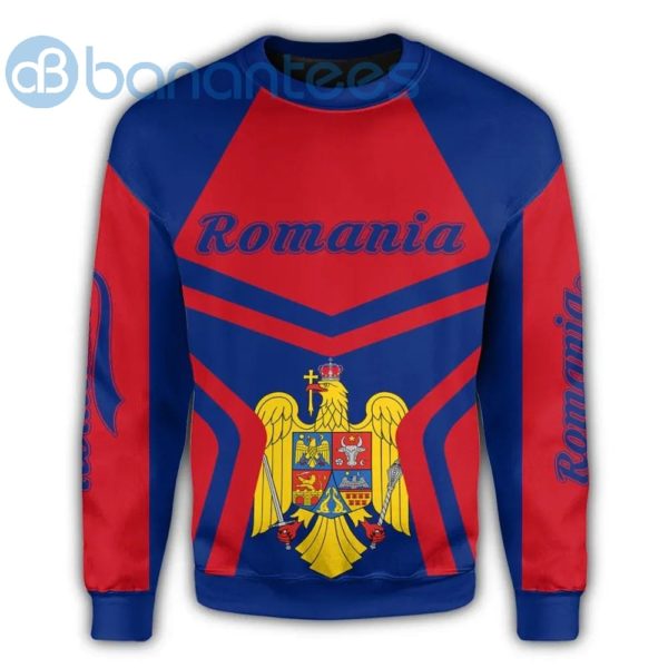 Romania Coat Of Arms All Over Printed 3D Sweatshirt Product Photo