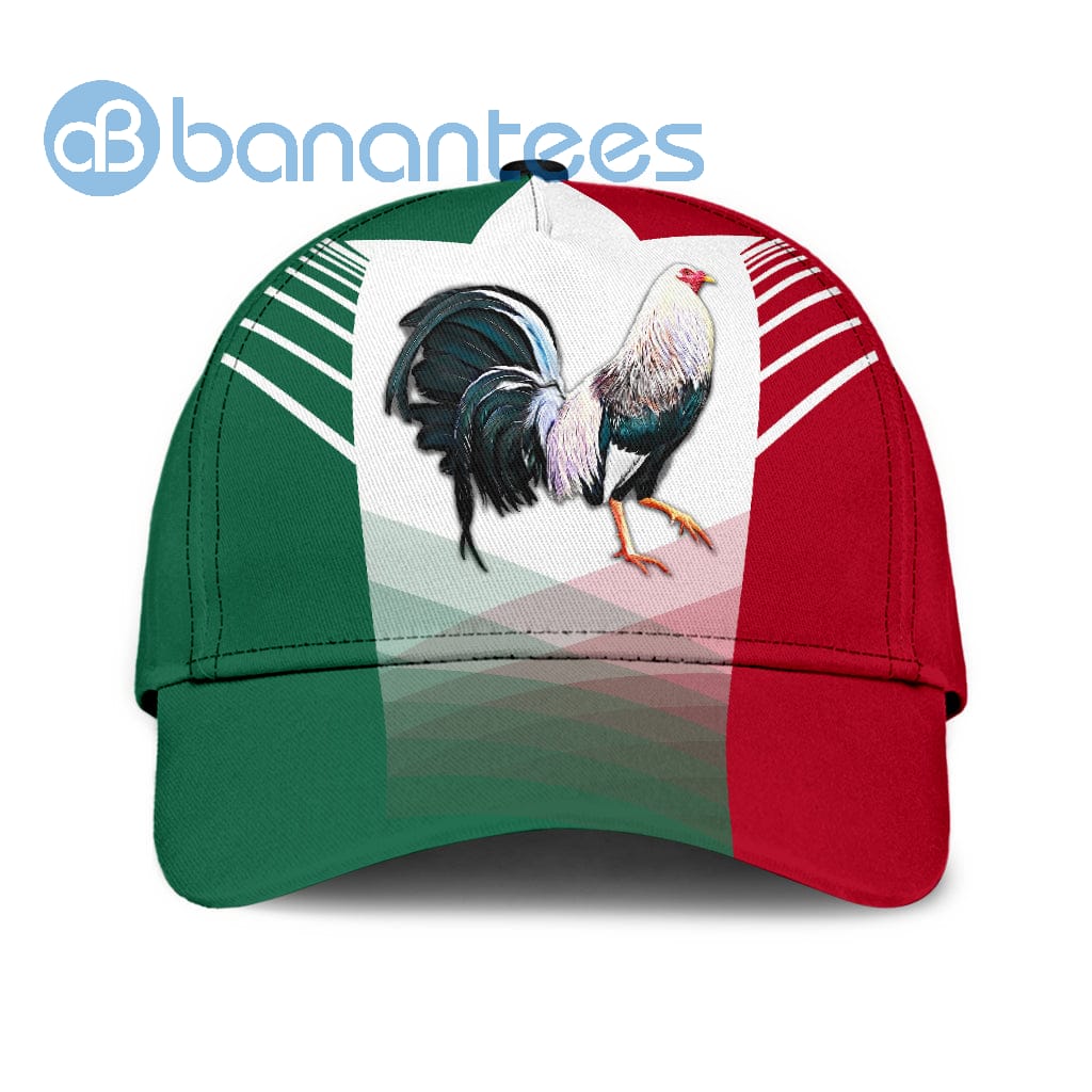 Rooster Red And Green All Over Printed 3D Cap Product photo 1