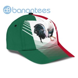 Rooster Red And Green All Over Printed 3D Cap Product Photo