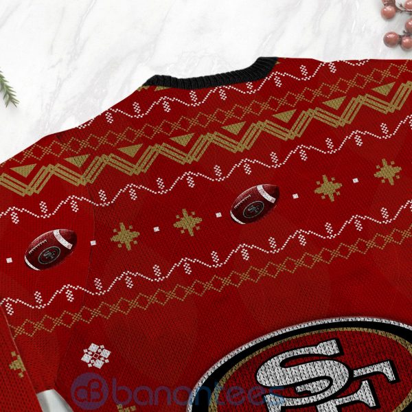 San Francisco 49ers American Football Black Ugly Christmas 3D Sweater Product Photo