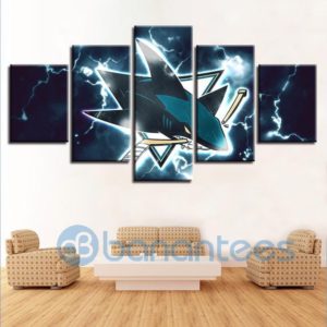 San Jose Sharks Canvas Wall Art For Living Room Product Photo