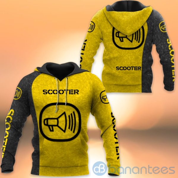 Scooter Music Band Gold All Over Printed Hoodies Zip Hoodies Product Photo