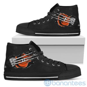 Scratches Claws Baltimore Orioles High Top Shoes Product Photo